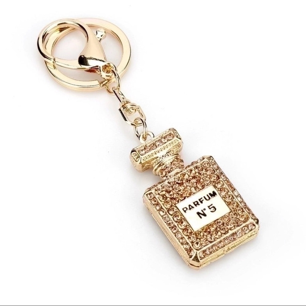 Fashion Keychain and Bag Charm Perfume bottle